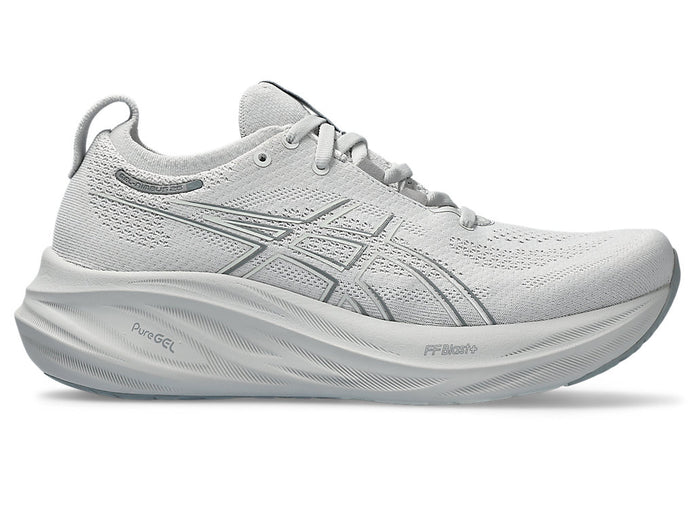 Men's Asics GEL-Nimbus 26, Concrete/Pure Silver, 9.5 D Medium