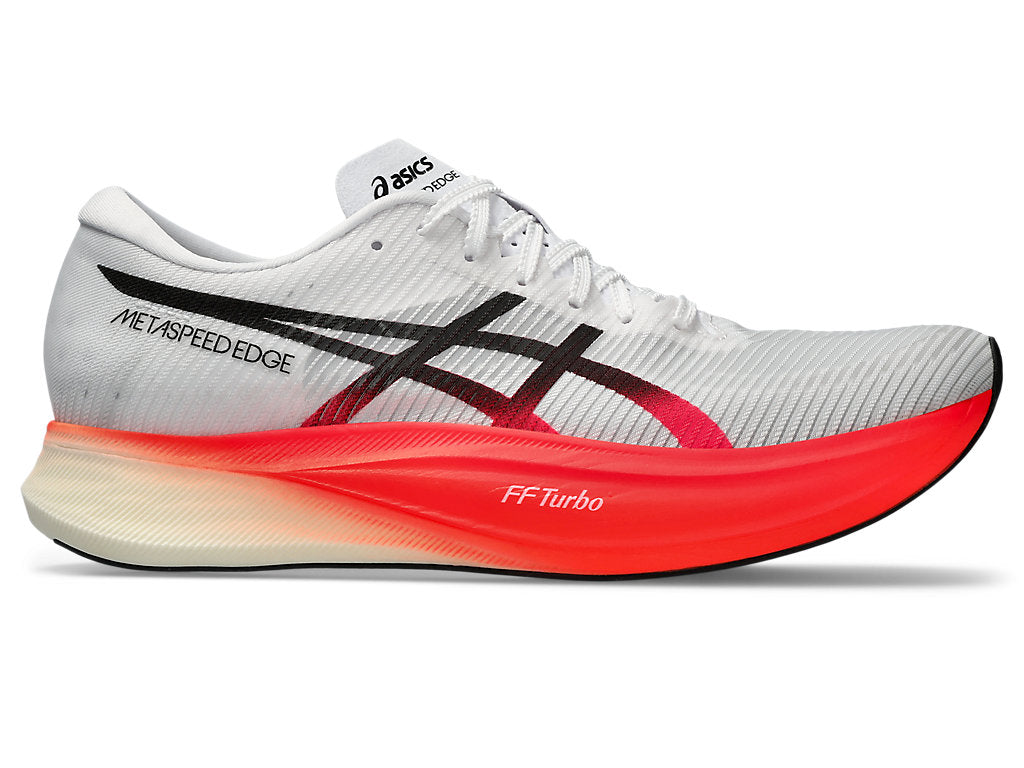 Women's Asics Metaspeed Edge+, White/Black, 9 B Medium