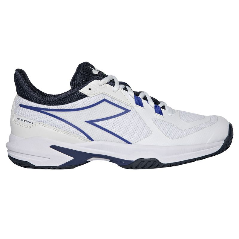 Men's Diadora Trofeo 2 All Ground, White/Surf the Web/Blue Corsair, 9 D Medium