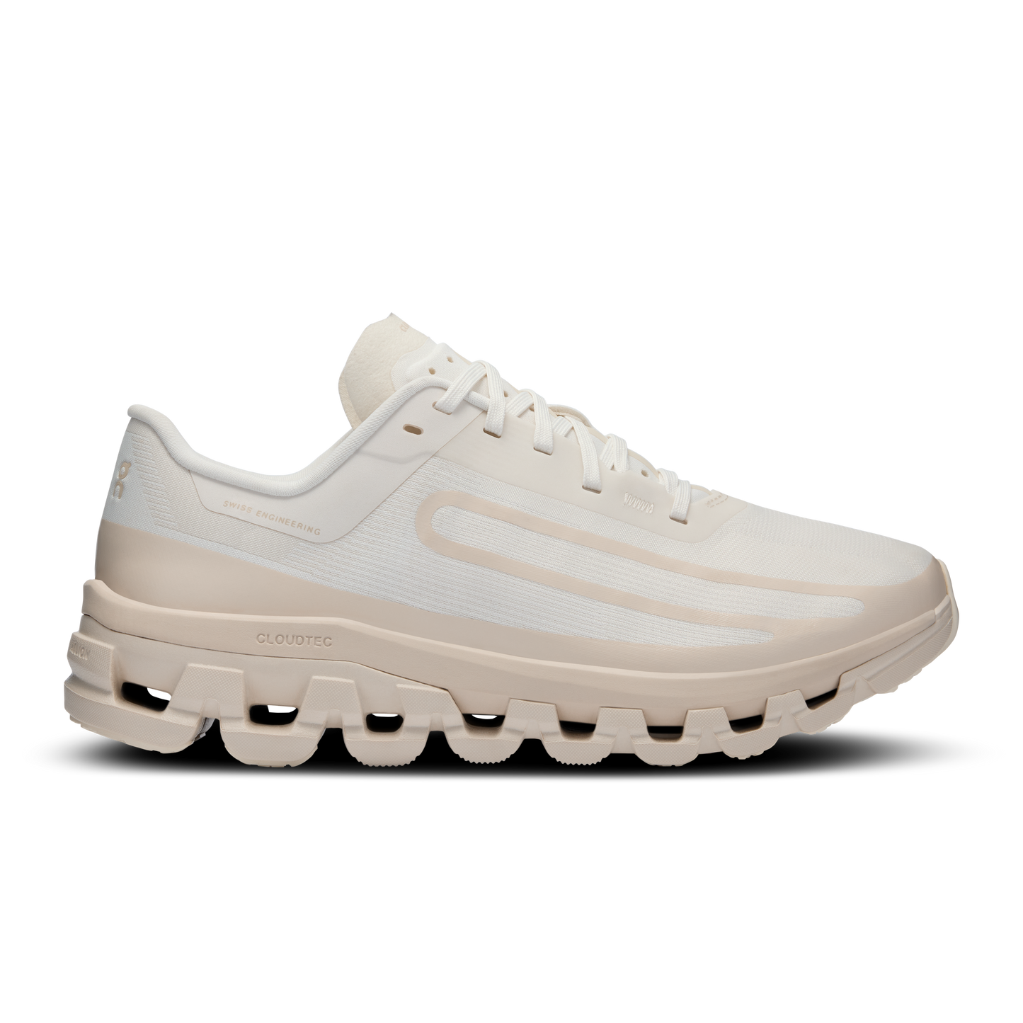 Women's On Cloudflow 4 IKON, White/Moon, 8.5 B Medium
