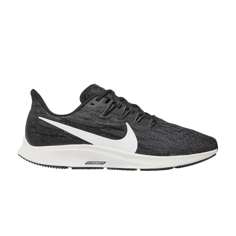Women's Nike Pegasus 36, Black/White-Thunder Grey, 10.5 B Medium