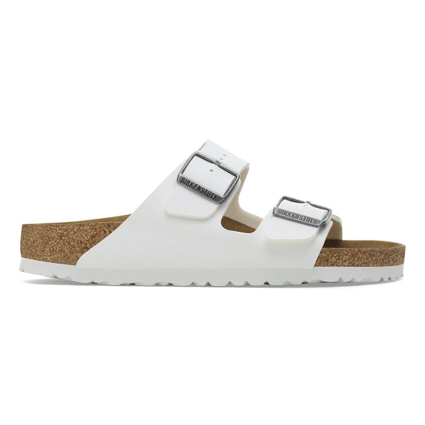 Women's Birkenstock Arizona, White, 11 2A Narrow