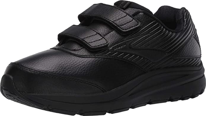 Women's Brooks Addiction Walker V-Strap 2, Black, 11 2E Extra Wide
