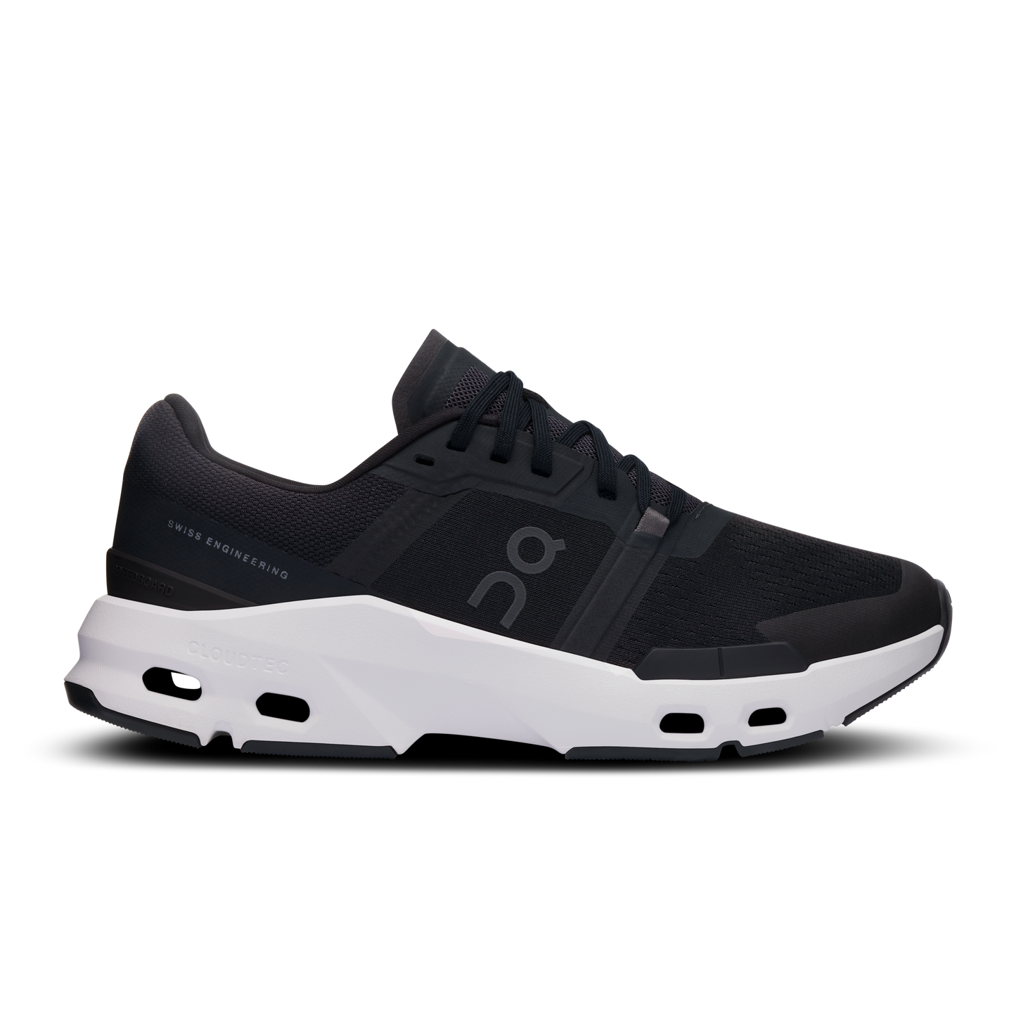 Women's On Cloudpulse, Black/White, 6.5 B Medium