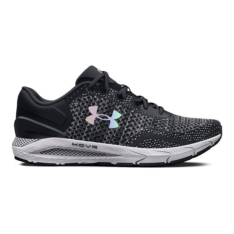 Women's Under Armour Hovr Intake 6, Black/Black/White, 6 B Medium