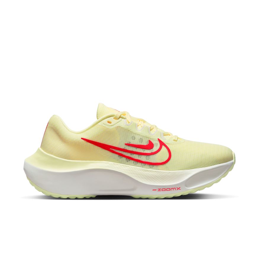 Women's Nike Zoom Fly 5, Citron Tint/Lt Crimson, 10.5 B Medium