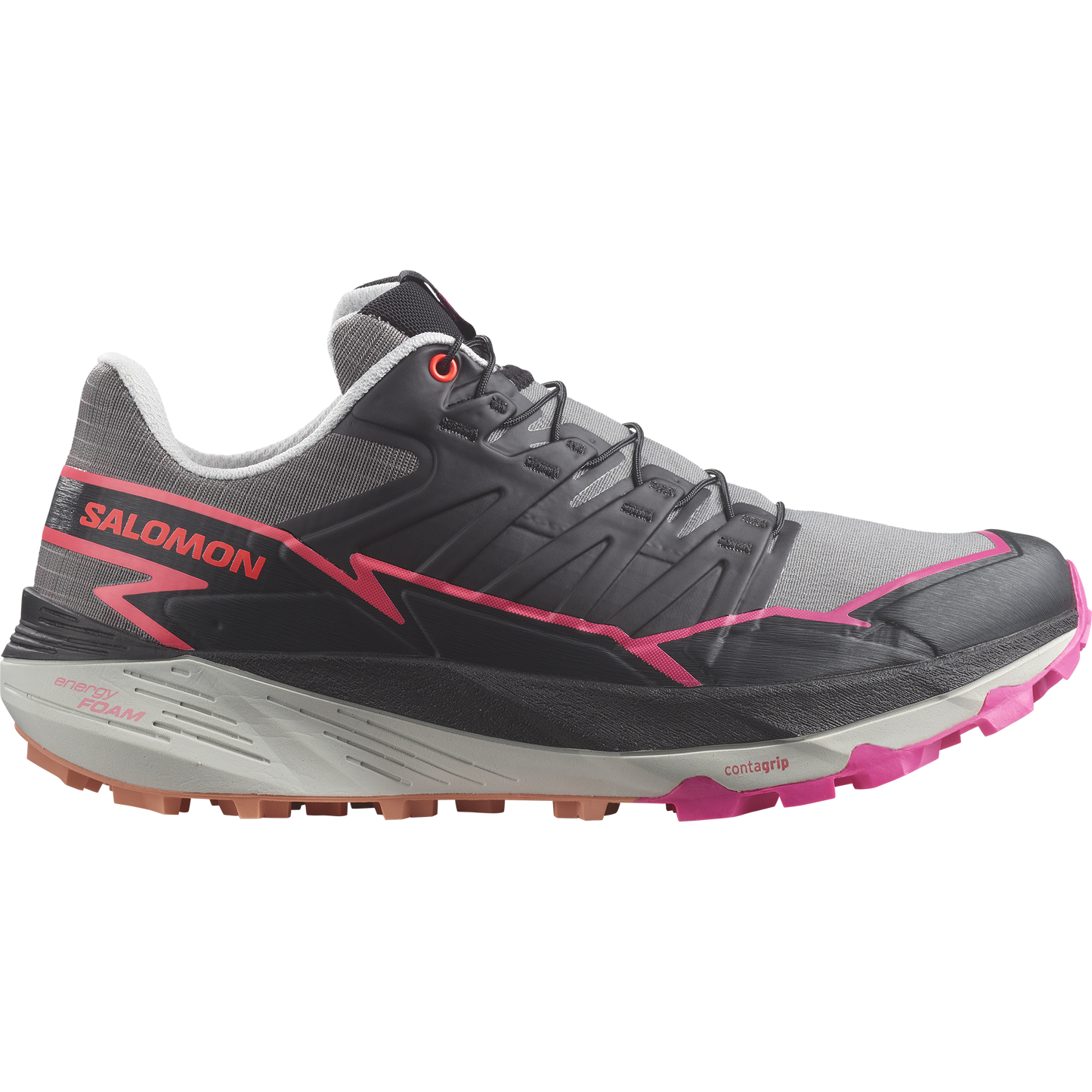 Women's Salomon Thundercross, Plum Kitten/Black/Pink Glo, 11 B Medium