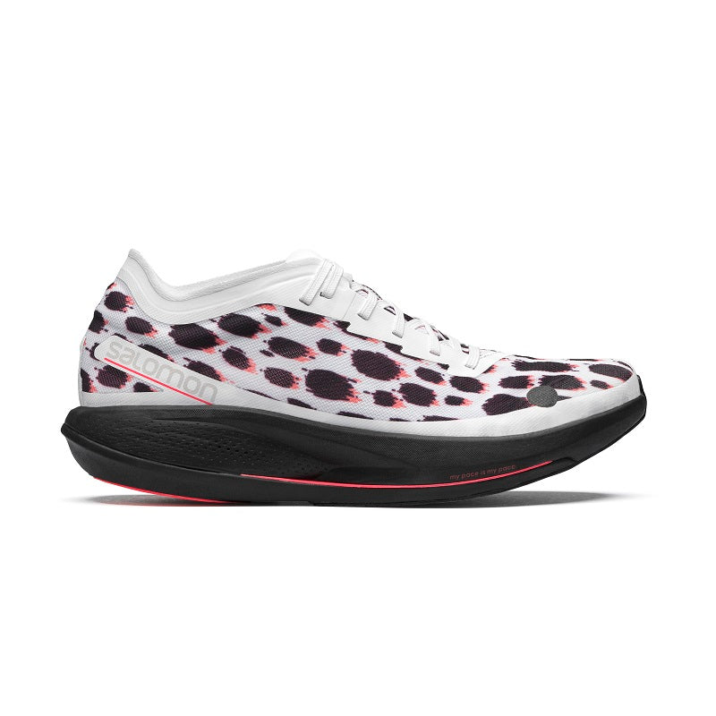 Women's Salomon Phantasm For Ciele, Nimbus Cloud/Fiery Coral/White, 7.5 B Medium