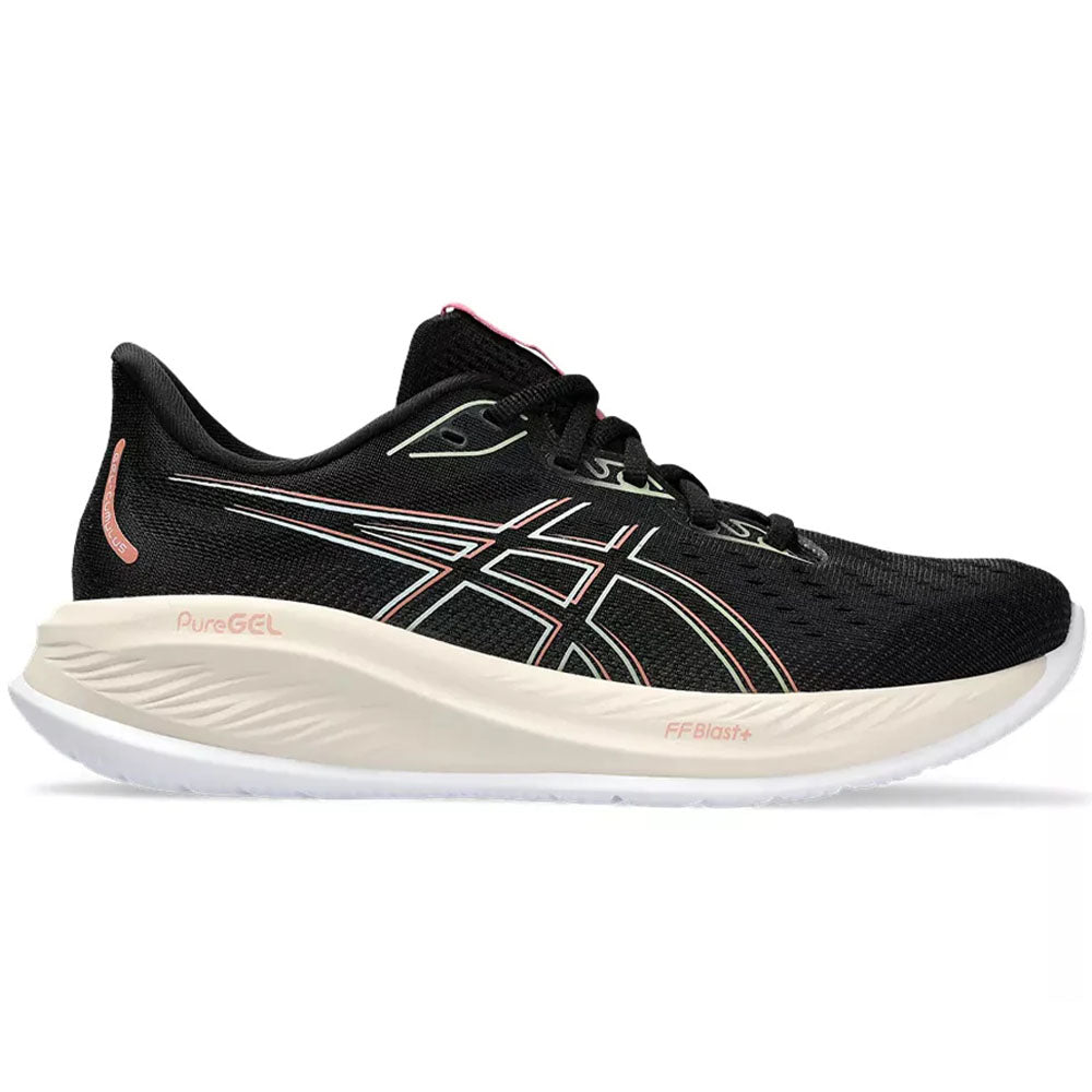 Women's Asics Gel-Cumulus 26, Black/Dark Jade, 11 B Medium