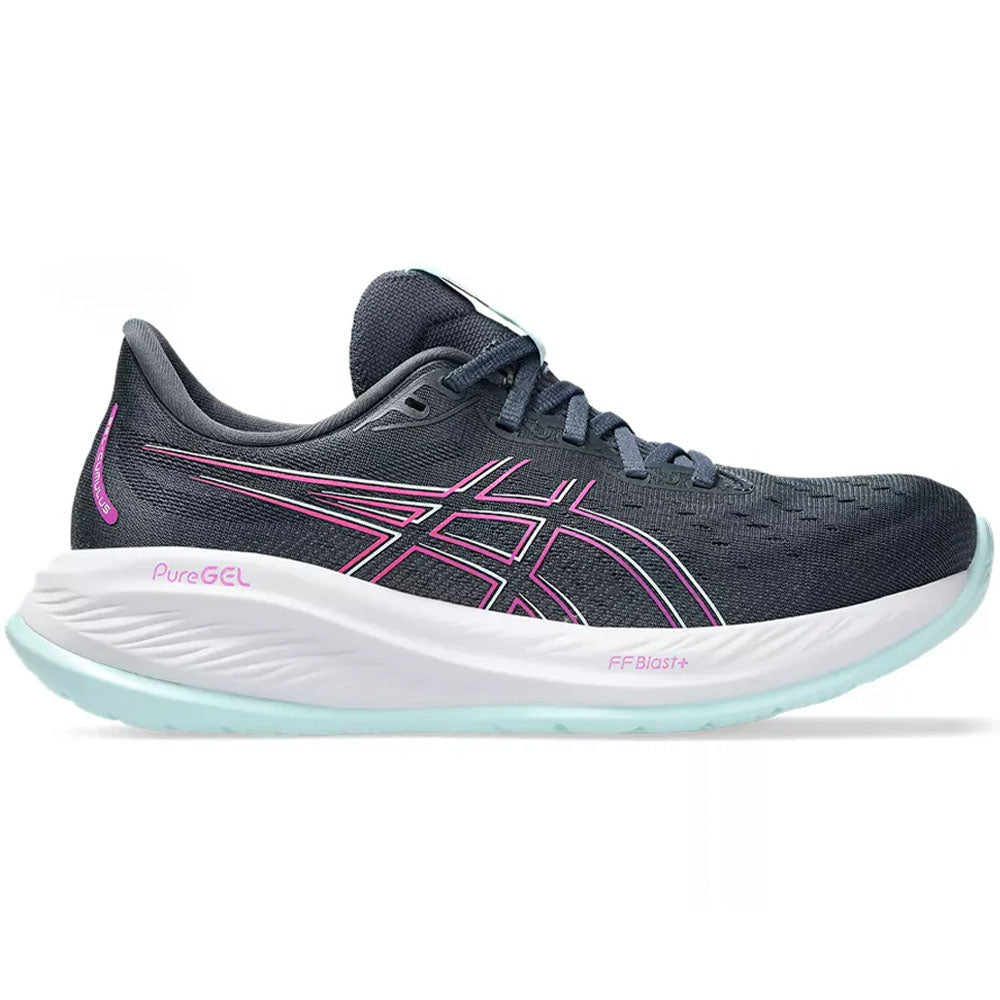 Women's Asics Gel-Cumulus 26, Tarmac/Bold Magenta, 6 B Medium