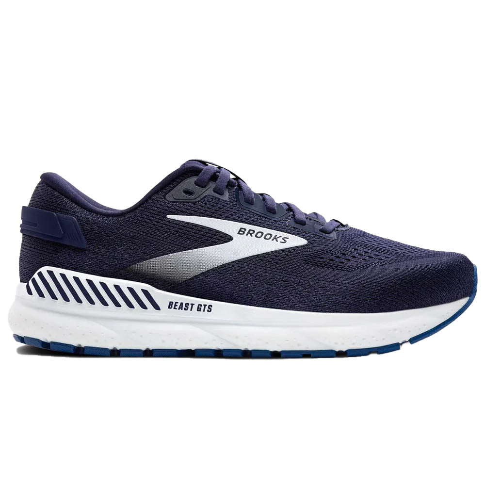 Men's Brooks Beast GTS 24, Peacoat/True Navy/White, 11 D Medium