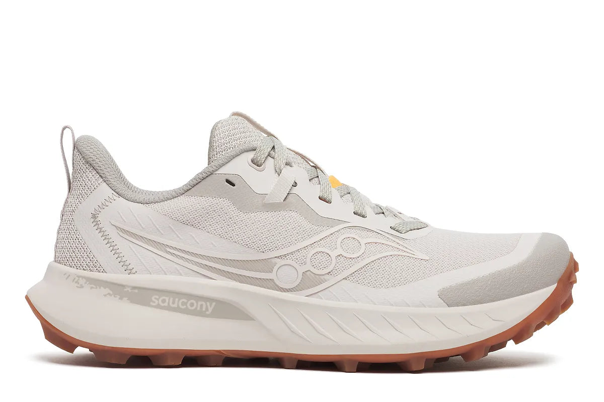 Women's Saucony Peregrine 14, Fog/Gum, 7 B Medium