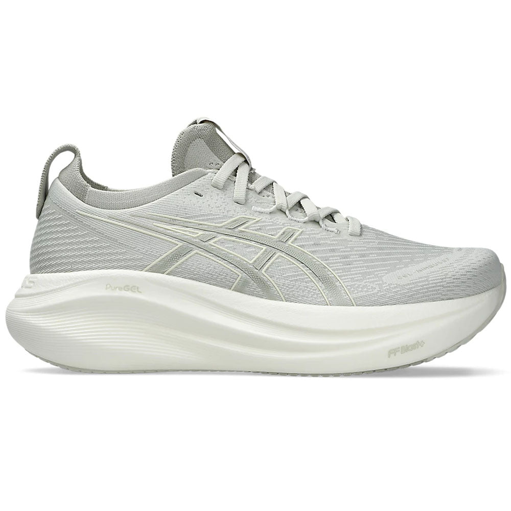 Women's Asics Gel-Nimbus 27, Lake Grey/White Sage, 6 B Medium