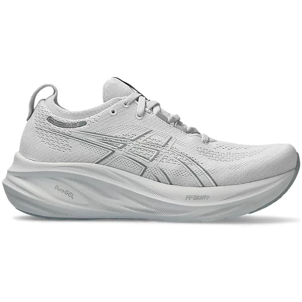 Women's Asics Gel-Nimbus 26, Concrete/Pure Silver, 12 B Medium