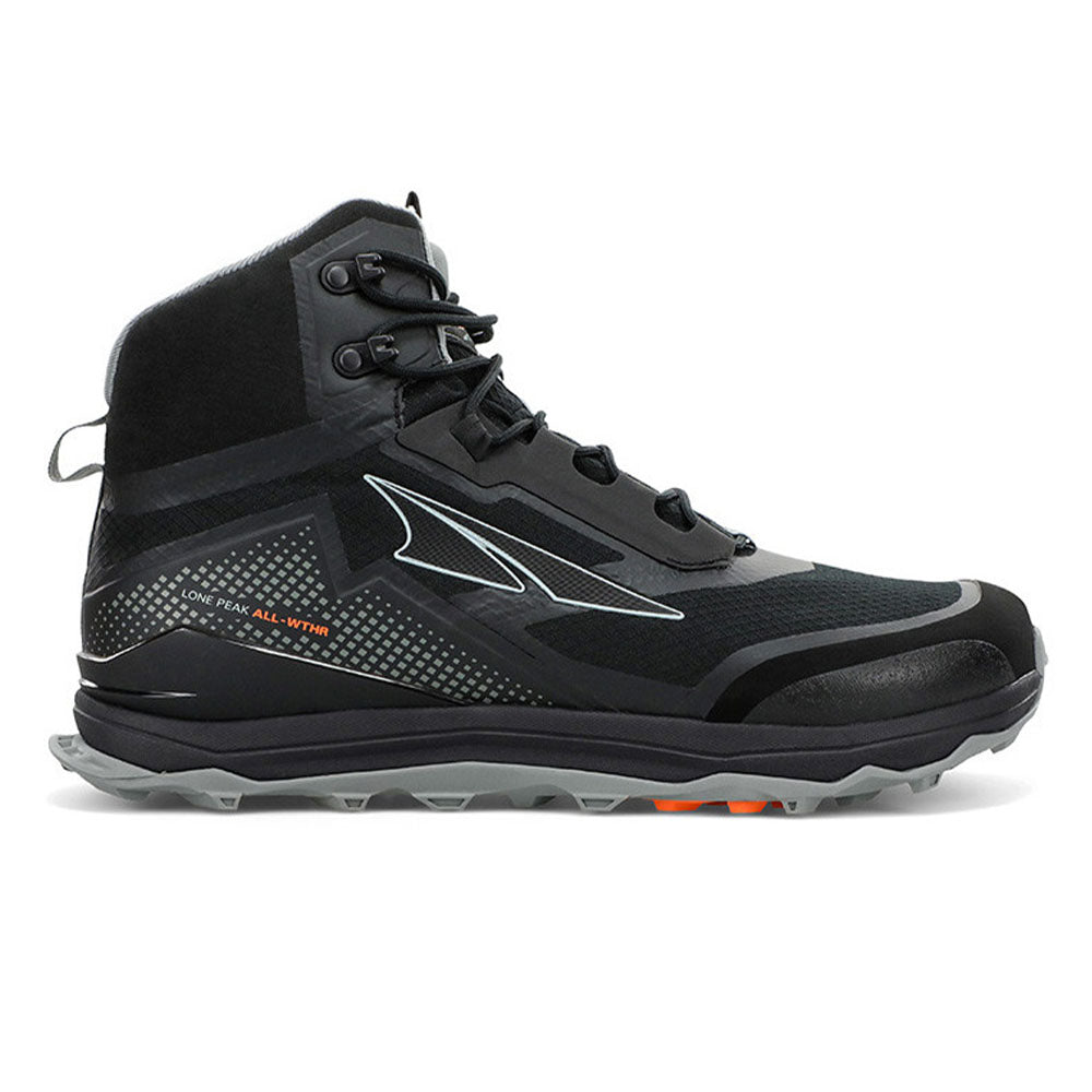 Women's Altra Lone Peak All-WTHR Mid, Black, 10.5 B Medium