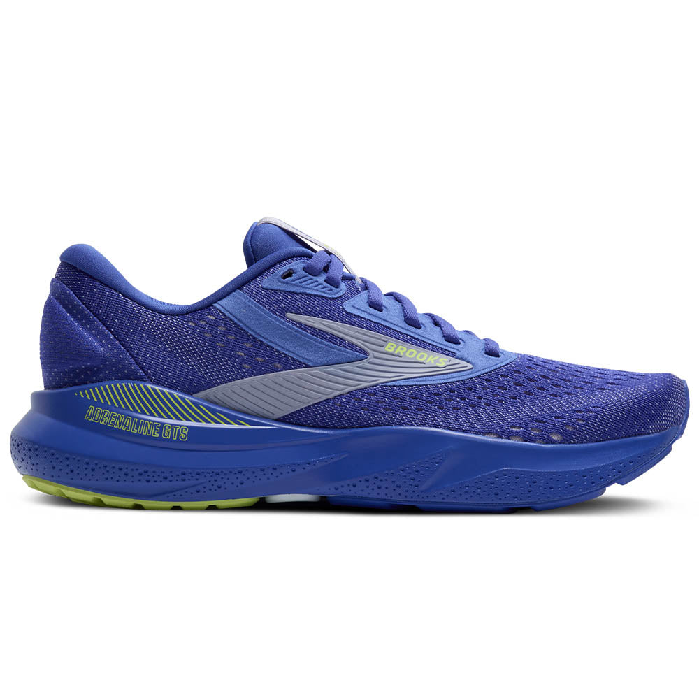 Women's Brooks Adrenaline GTS 24, Amparo/Thistle/Yellow, 12 B Medium