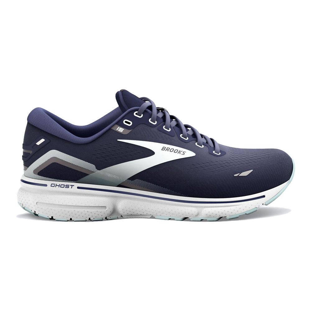 Women's Brooks Ghost 15, Peacoat/Pearl/Salt Air, 5.5 D Wide