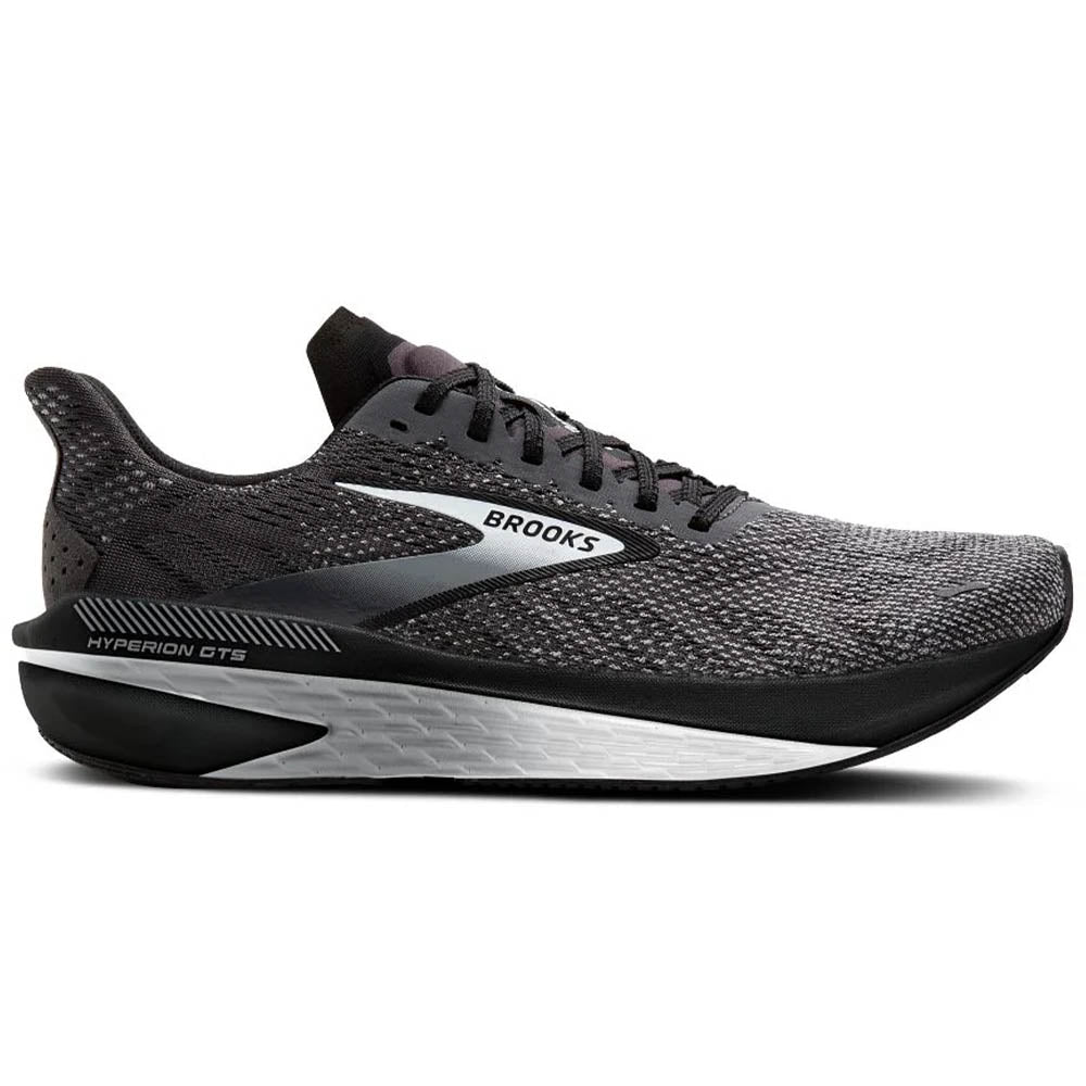 Women's Brooks Hyperion GTS 2, Black/Ebony/Primer Gray, 6 B Medium