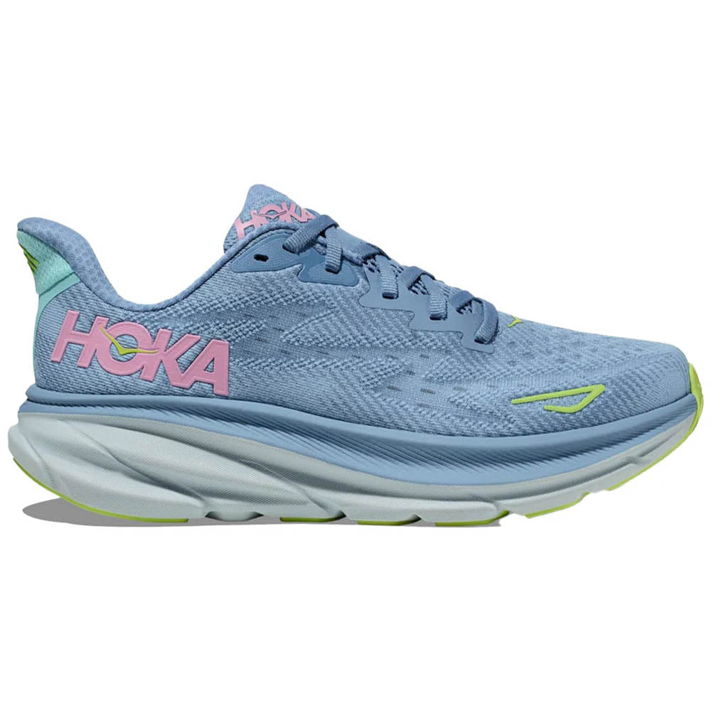 Women's Hoka Clifton 9, Dusk/Pink Twilight, 10.5 D Wide