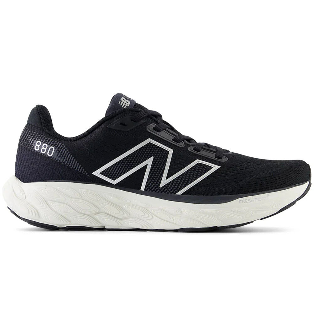 Women's New Balance Fresh Foam X 880v14, Black/Sea Salt, 7.5 2E Extra Wide