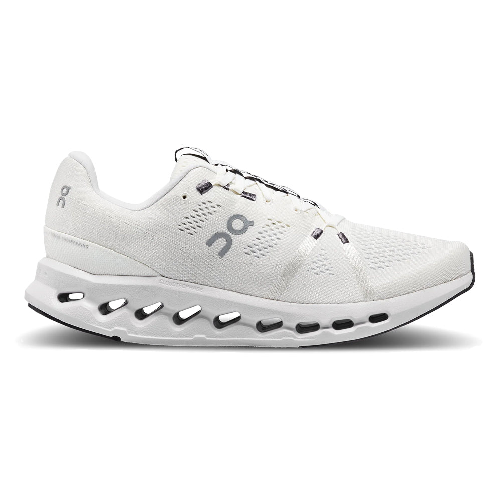 Women's On Cloudsurfer, White/Frost, 5.5 B Medium