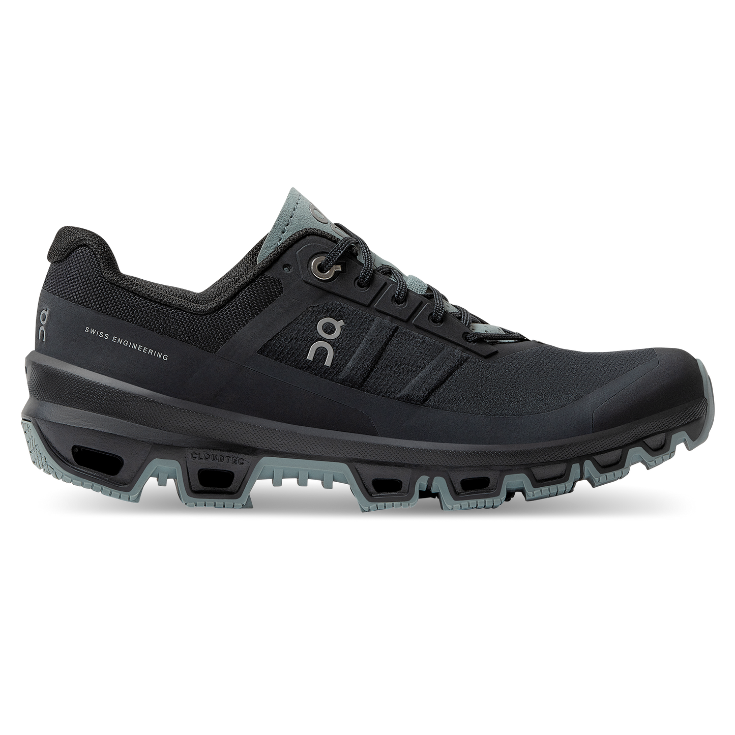 Women's On Cloudventure 3, Black/Cobble, 8 B Medium
