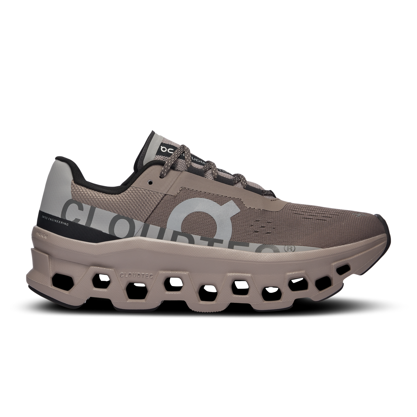 Women's On Cloudmonster, Cinder/Fog, 5 B Medium
