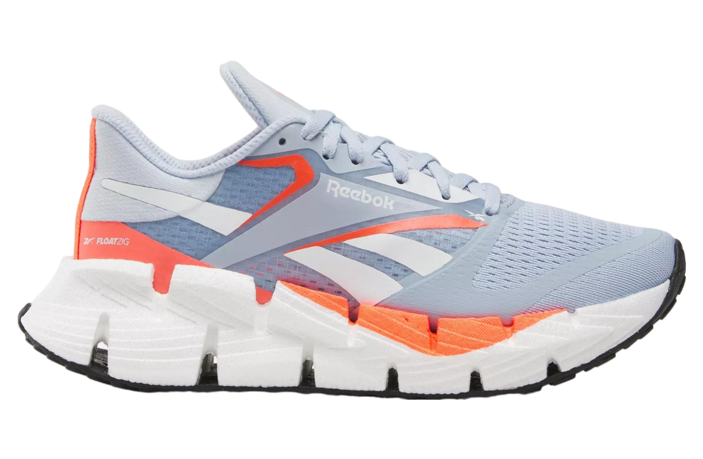 Women's Reebok Floatzig 1, Pale Blue/Ftwr White/Orange Flare, 10 B Medium