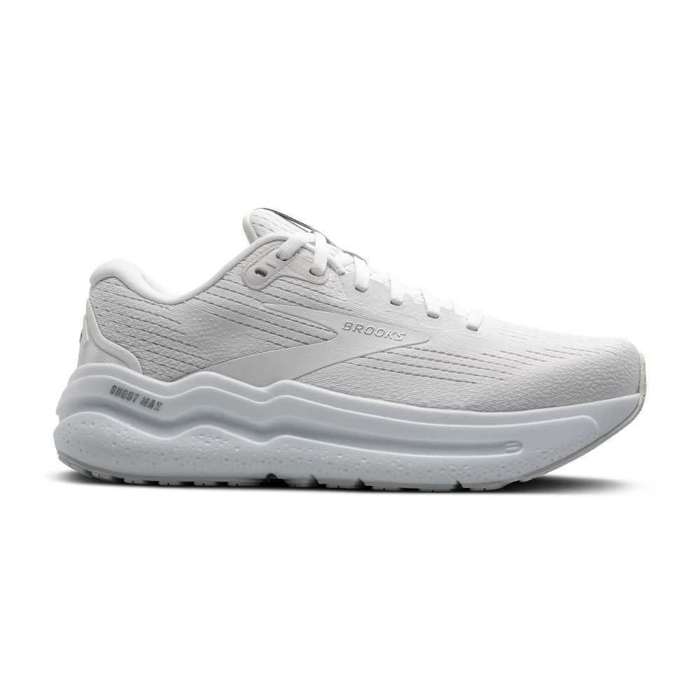 Men's Brooks Ghost Max 2, Bright White/Bright White, 10 2E Wide