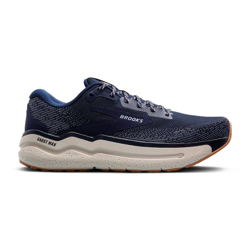 Men's Brooks Ghost Max 2, Peacoat/Stone/Biscuit, 11 D Medium