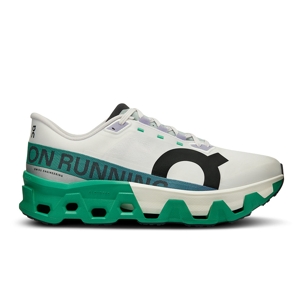 Men's On Cloudmonster Hyper, White/Mint, 9 D Medium