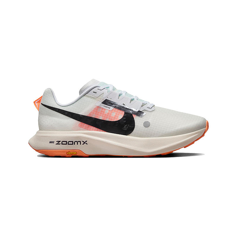 Women's Nike Ultrafly Trail, White/Black-Total Orange, 9 B Medium