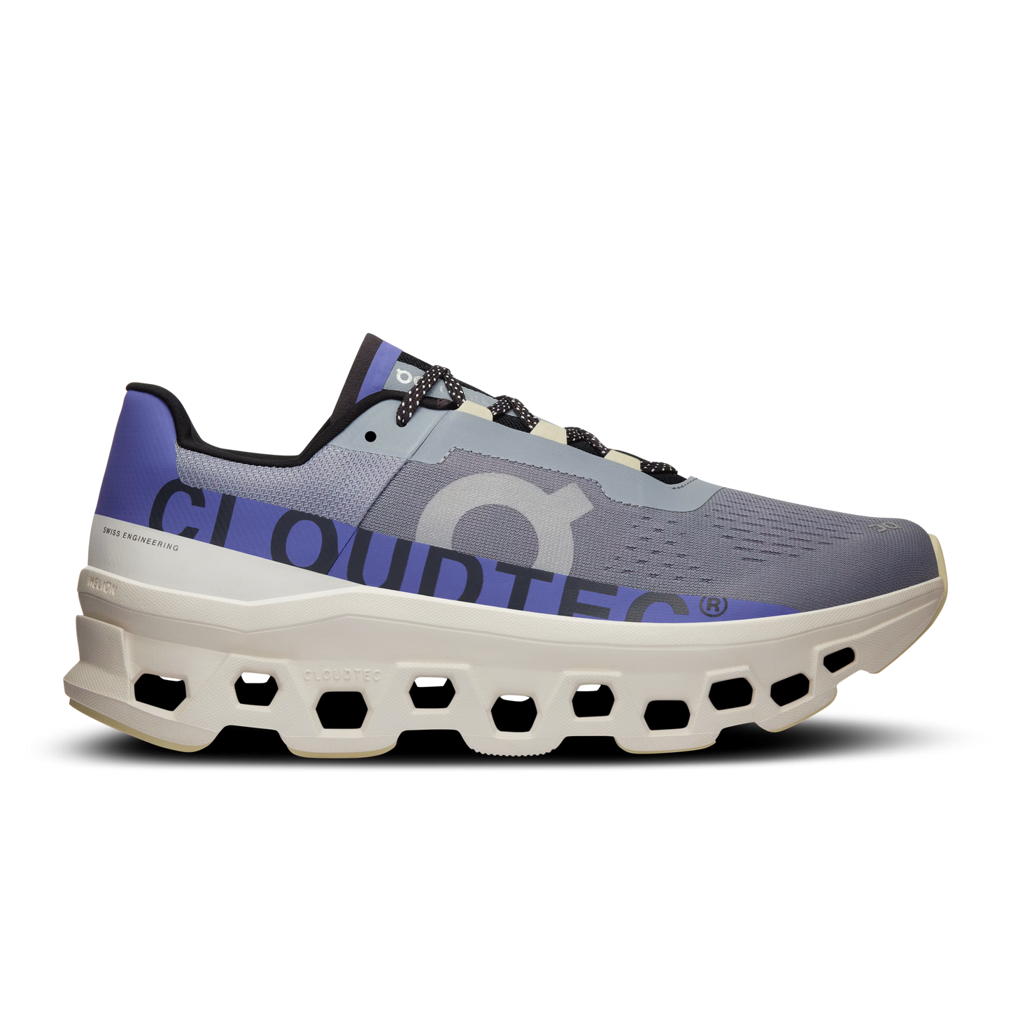 Men's On Cloudmonster, Mist/Blueberry, 11.5 D Medium