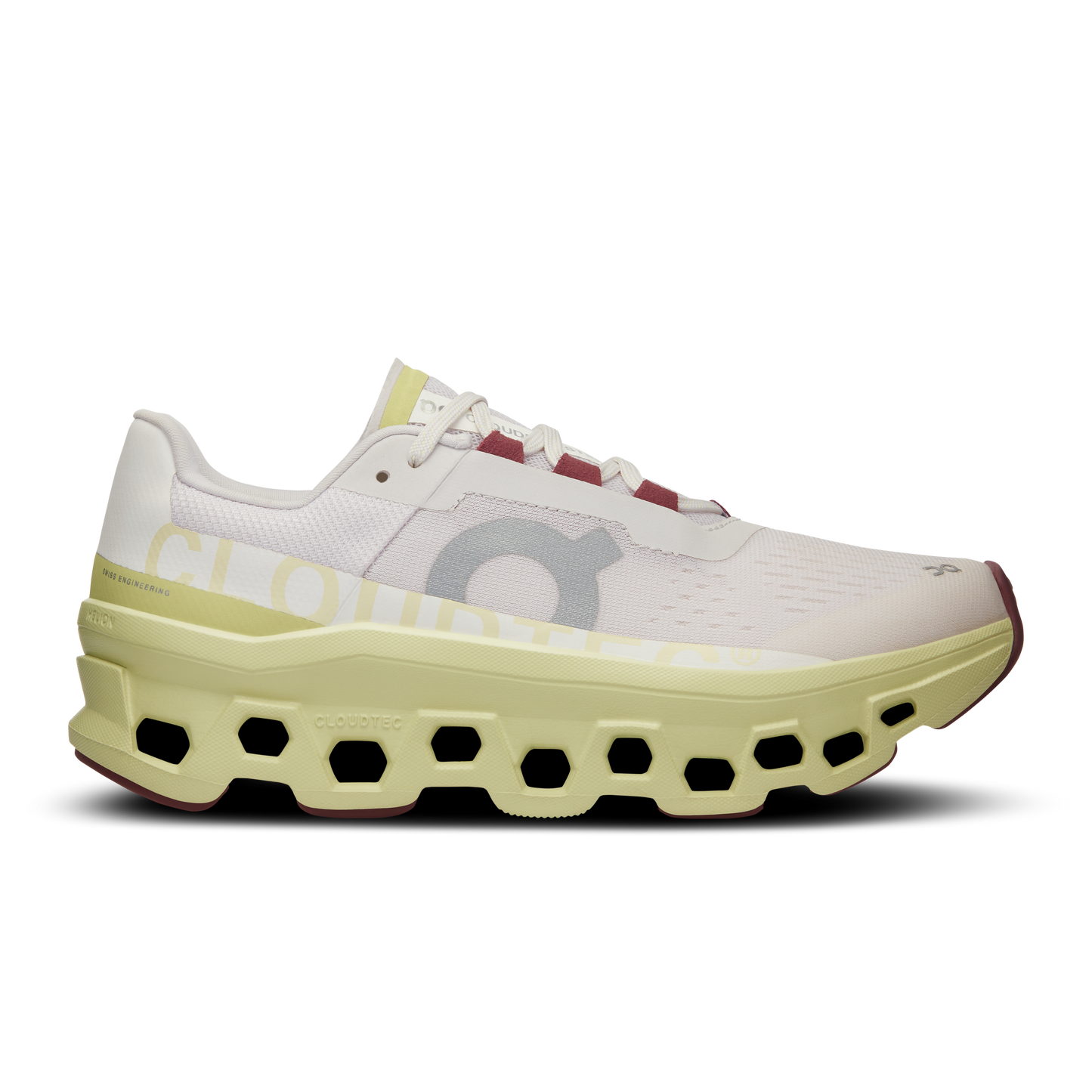 Women's On Cloudmonster, Frost/Acacia, 9.5 B Medium