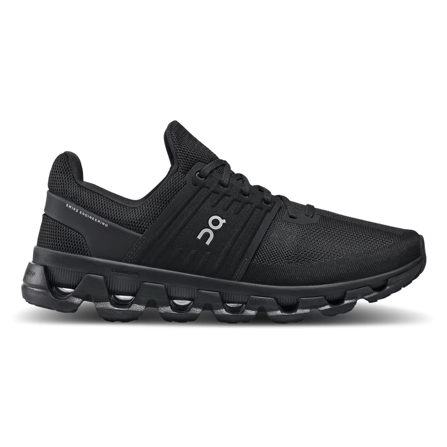 Women's On Cloudswift 3 AD, All Black, 5 B Medium