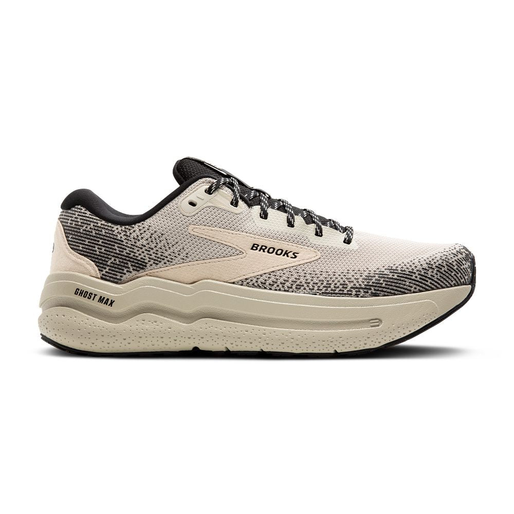 Women's Brooks Ghost Max 2, Pelican/Pelican/Black, 5 B Medium