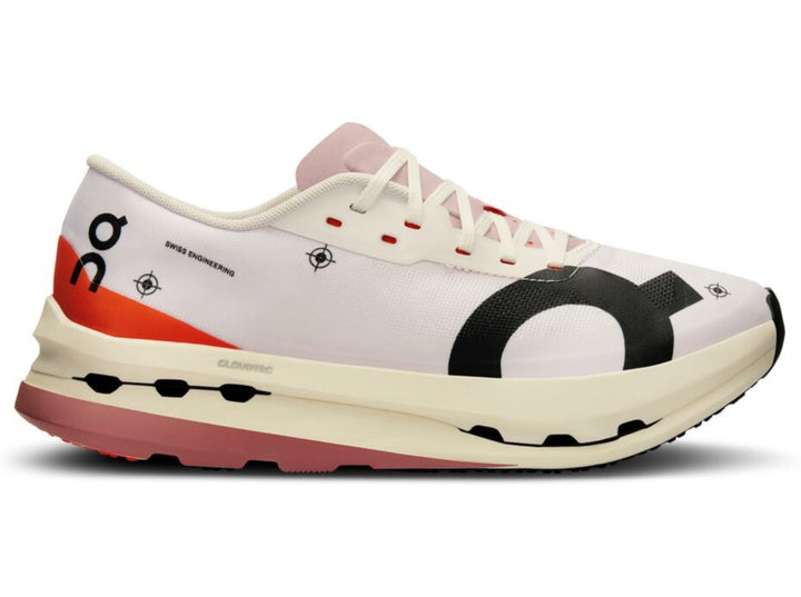 Women's On Cloudboom Echo 3, White/Flame, 7 B Medium