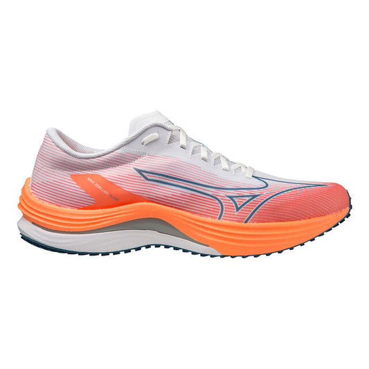 Men's Mizuno Wave Rebellion Flash, White/Silver, 11.5 D Medium