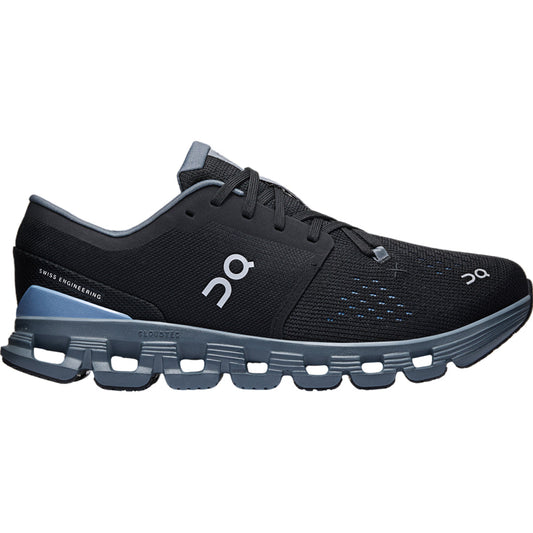 Men's On Cloud X 4, Black/Chambray, 12.5 D Medium
