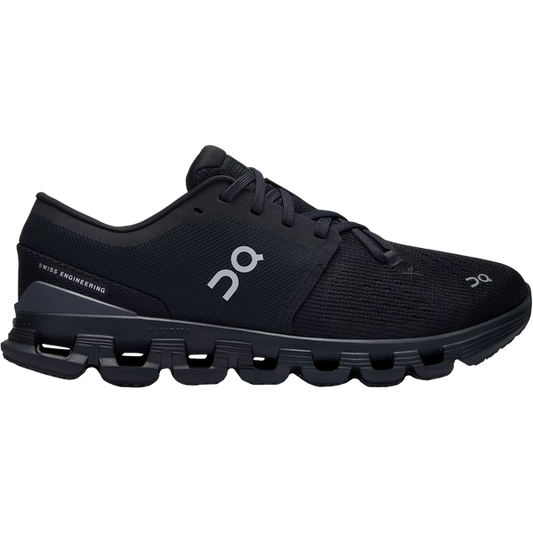 Women's On Cloud X 4, Black/Eclipse, 10 B Medium