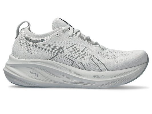 Men's Asics GEL-Nimbus 26, Concrete/Pure Silver, 9.5 D Medium