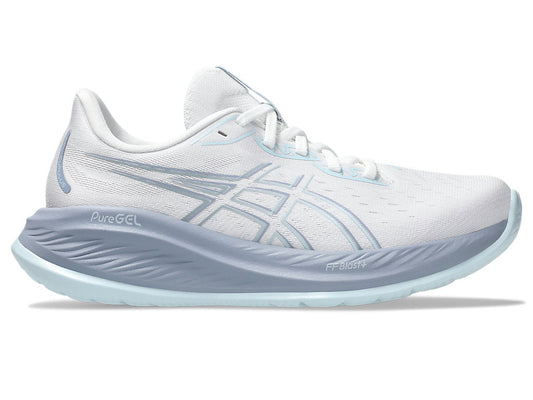 Women's Asics GEL-Cumulus 26, White/Cool Grey, 10 B Medium