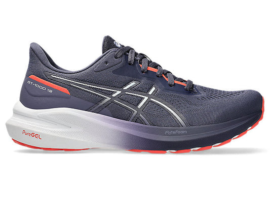 Women's Asics GT-1000 13, Indigo Fog/White, 8.5 B Medium