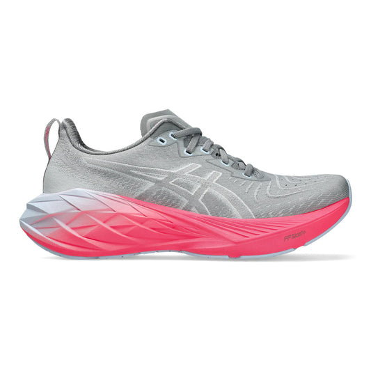 Women's Asics Novablast 4, Sheet Rock/White, 12 B Medium