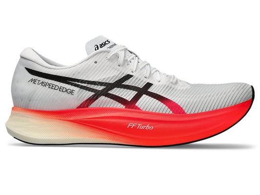 Women's Asics Metaspeed Edge+, White/Black, 9 B Medium