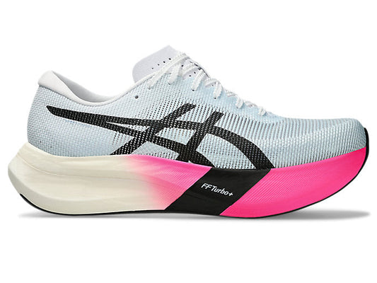 Men's Asics Metaspeed Edge+, Light Blue/Black, 9.5 D Medium