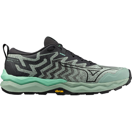 Men's Mizuno Wave Daichi 8, Greyed Jade/Black Oyster, 9.5 D Medium