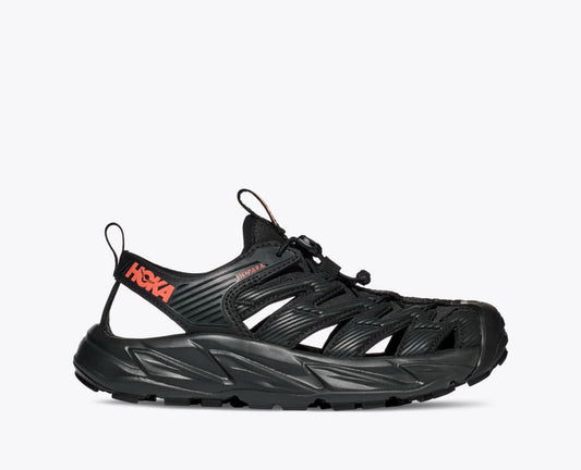 Women's Hoka Hopara, Black/Fusion Coral, 8.5 B Medium