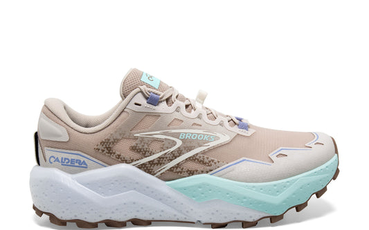 Women's Brooks Caldera 7, Chateau Grey/White Sand, 6.5 B Medium