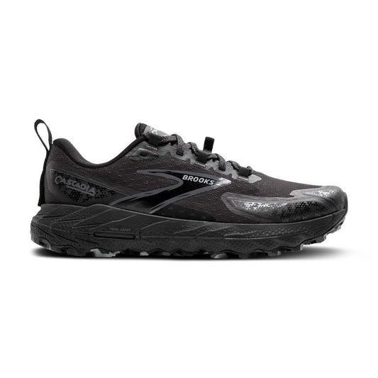 Men's Brooks Cascadia 18, Black/Blackened Pearl/Grey, 13 D Medium